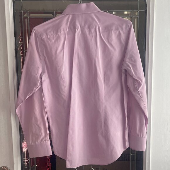 Nordstrom Mens Shop Dress Shirt Mens 15 32/33 Purple Extra Trim Fit Non Iron - Picture 2 of 5